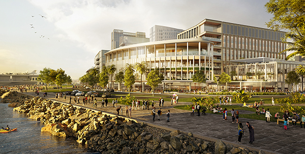 Rendering of the Research and Development District (RaDD), San Diego, California; image courtesy of IQHQ/MOTIV