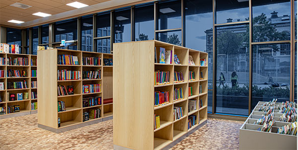 Library in Ruselokka Skole