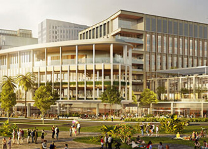 Rendering of the Research and Development District (RaDD), San Diego, California; image courtesy of IQHQ/MOTIV