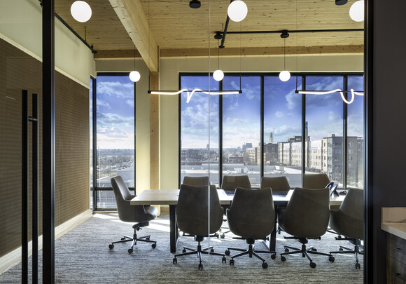 conference room showcasing unobstructed views